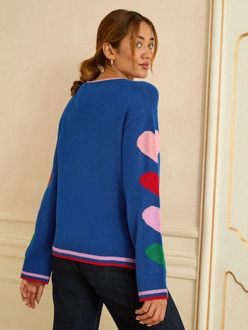 love & roses Pulóver - kék