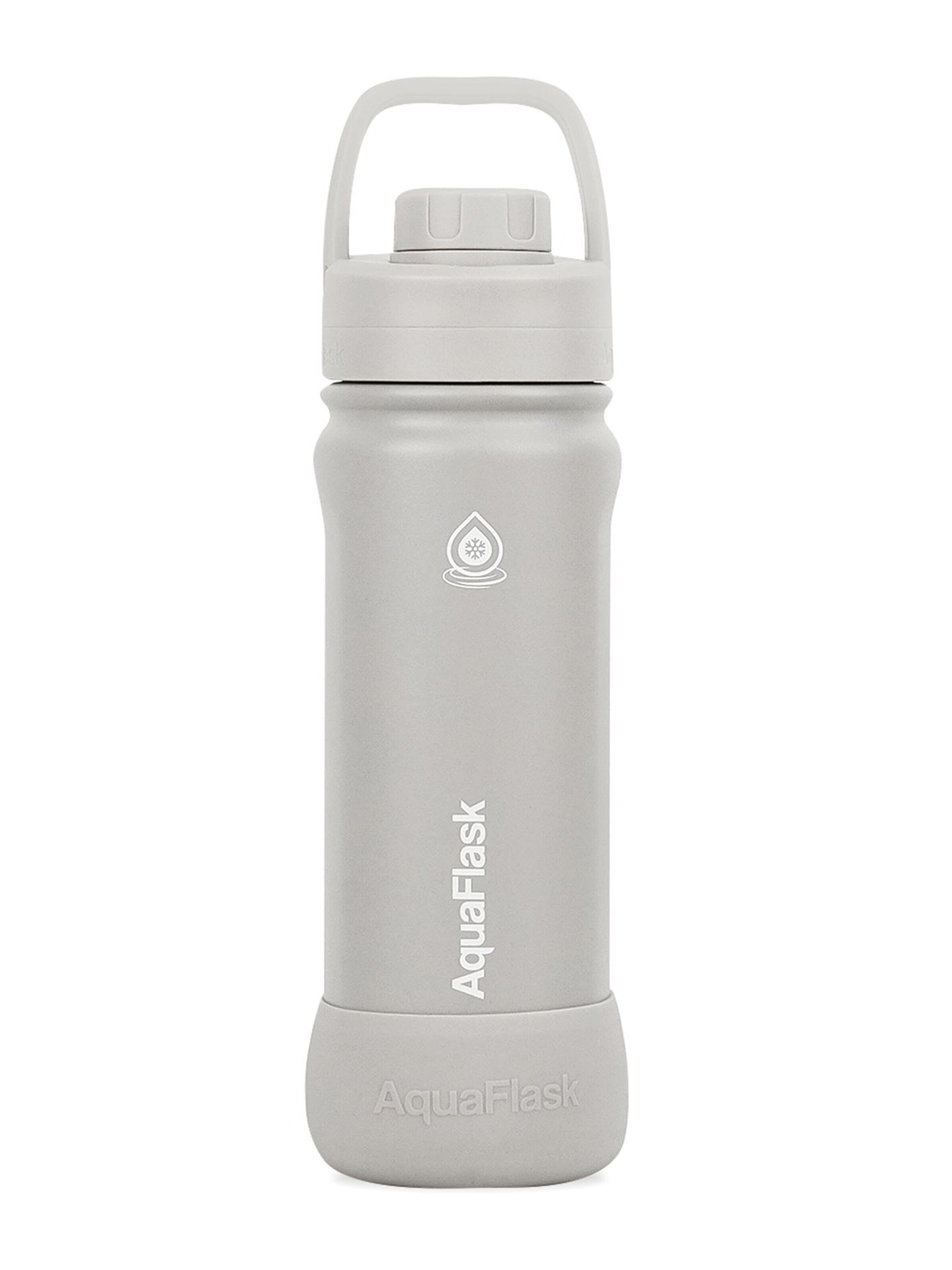 AquaFlask Láhev na vodu 'AquaFlask Termoláhev EARTH 532 ml CACAO' – béžová: přední strana