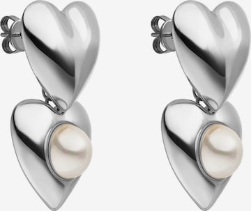 Orecchini 'My Heart' di PURELEI in argento: frontale