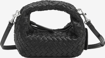 Borsa a mano 'Greta Micro weave' di Les Visionnaires in nero: frontale