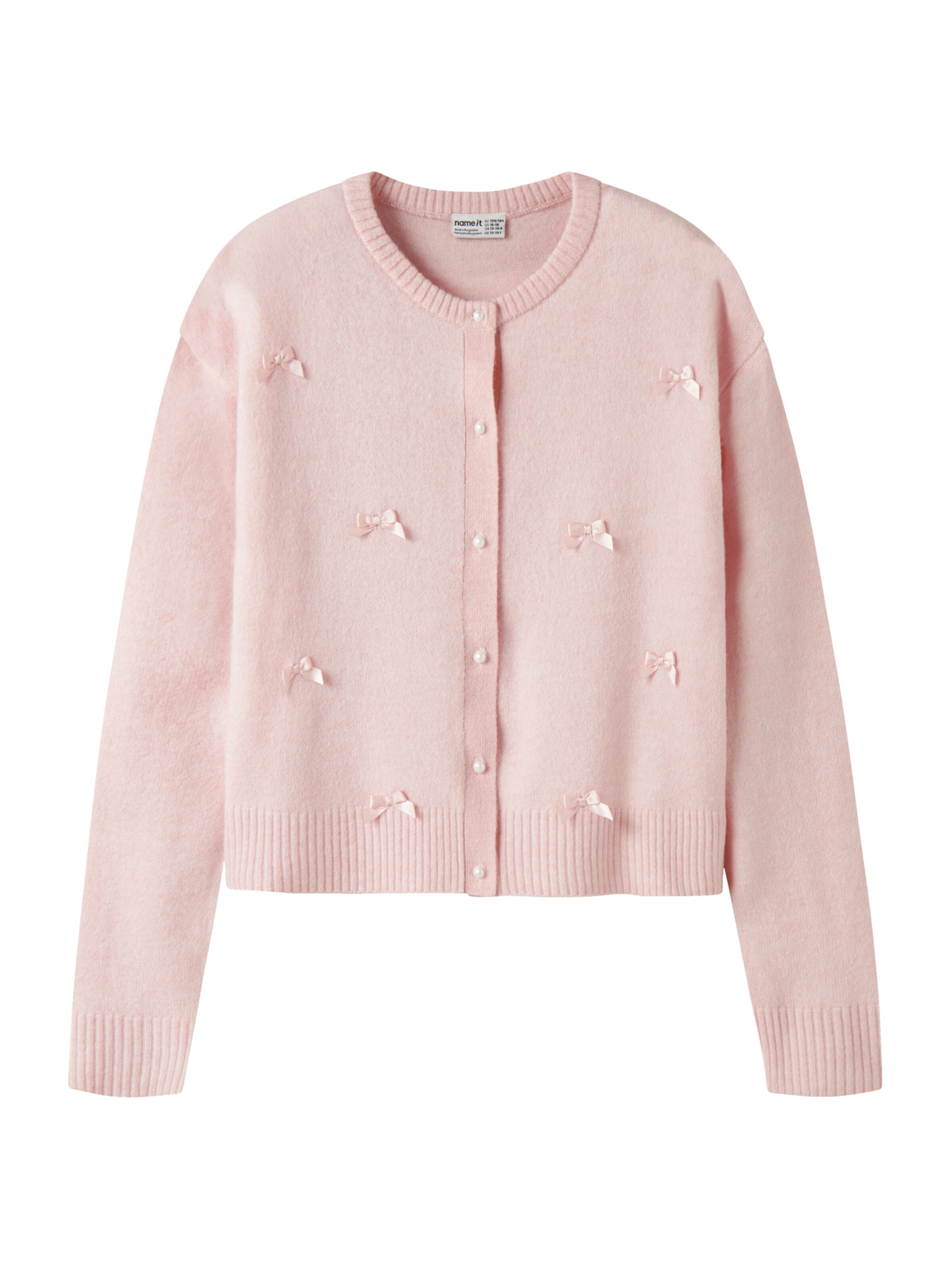 NAME IT Kardigan – pink: přední strana