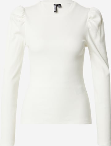 PIECES - Camisa 'JANNA' em branco: frente