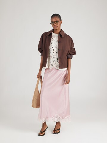 Lindex Gebreide top 'Jenna' in Beige