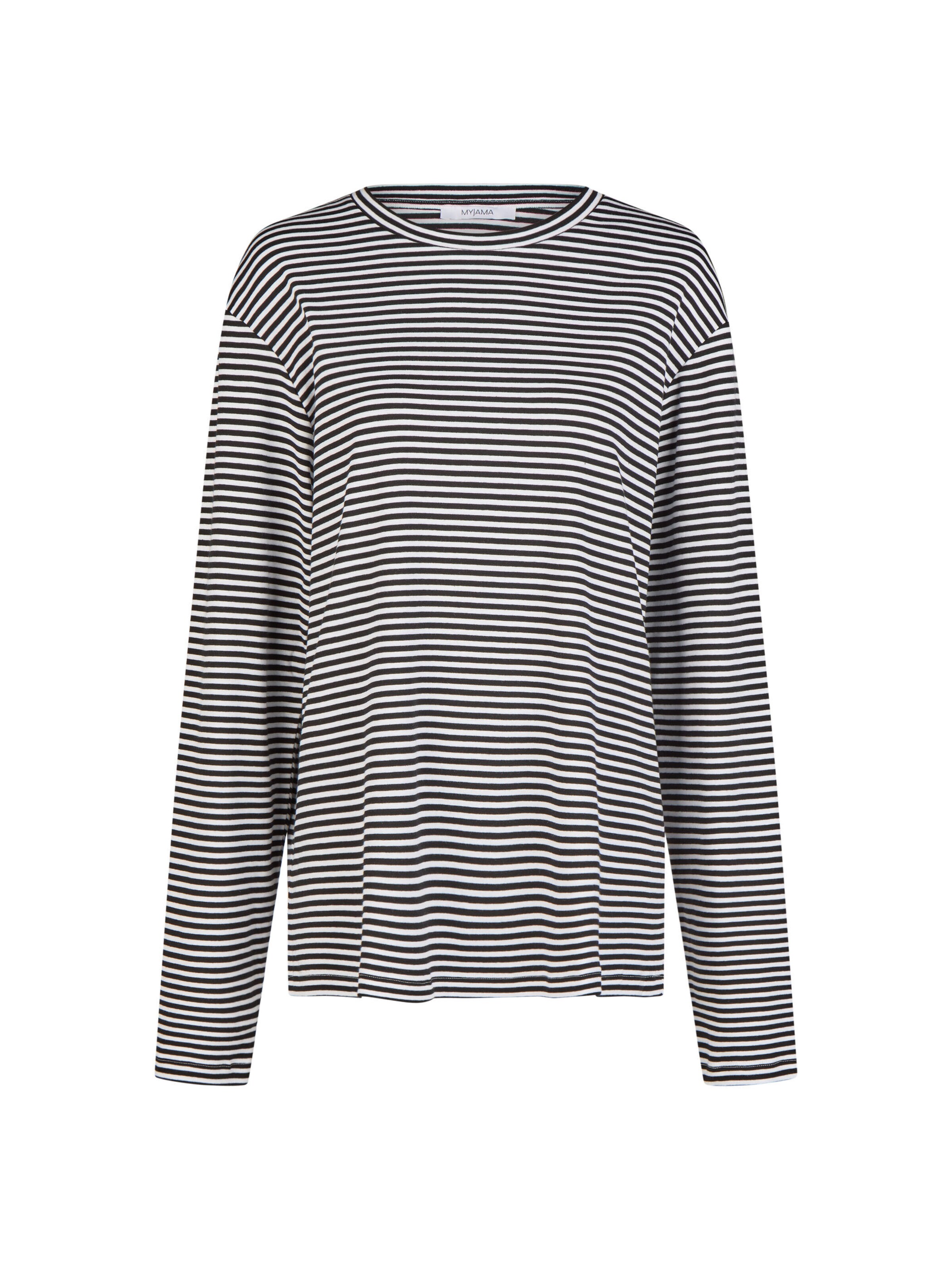 T-Shirt 'Huggo' Myjama en noir : devant