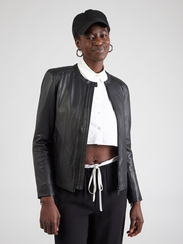 Maze Jacke in Schwarz: Vorderseite