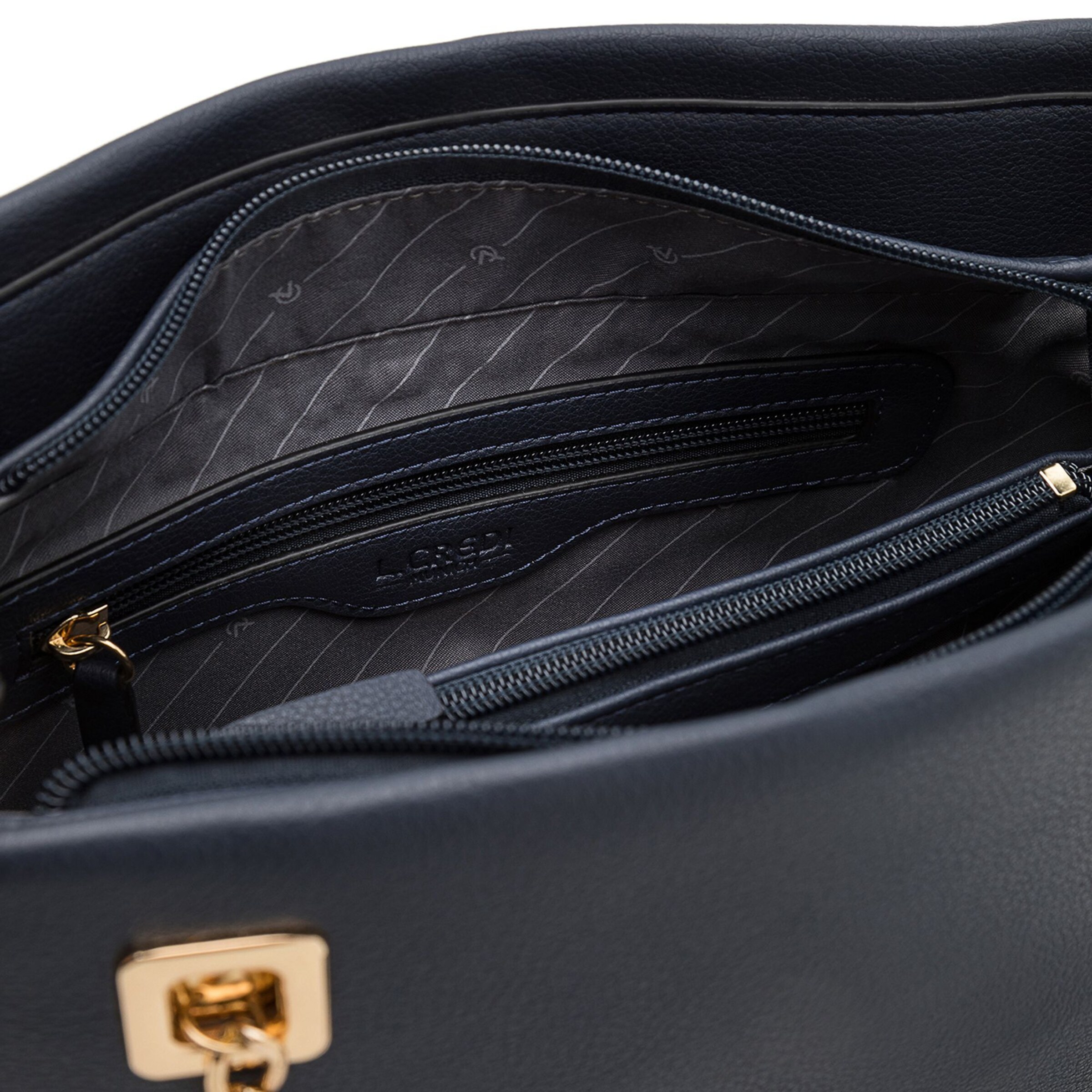 Sac bandoulière L.CREDI en bleu