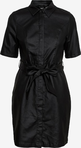 VERO MODA - Vestido camisero 'MAYA' en negro: frente