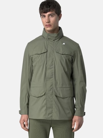 Giacca di mezza stagione 'K-WAY MANUEL STRETCH NYLON JERSEY GIUBBINO' di K-Way in verde