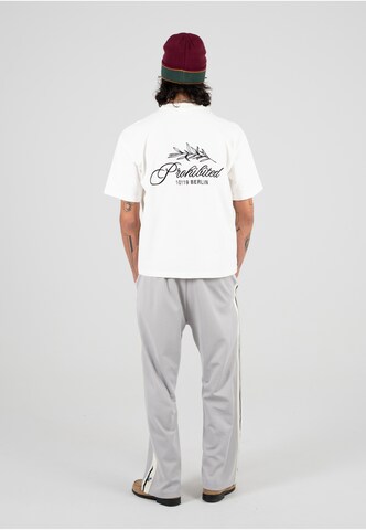 Prohibited - Camisa 'Leaf' em branco