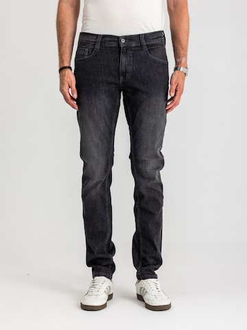 Tapered Jeans 'Mustang Style Oregon Tapered Denim Black 1017124 4000 800' di MUSTANG in blu: frontale
