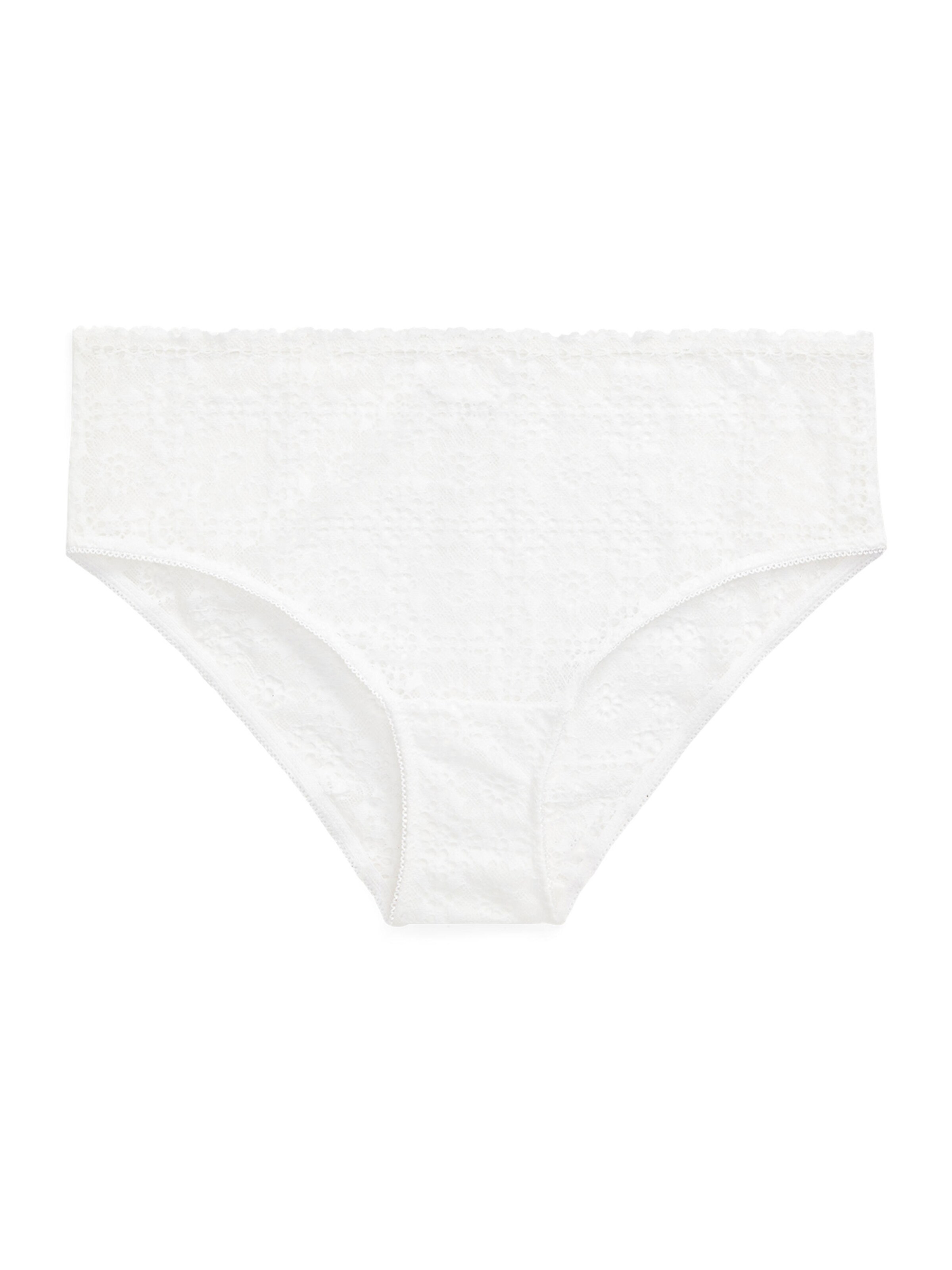 Polo Ralph Lauren Slip ' Hiphugger ' in White: front