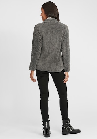 Oxmo Zip-Up Hoodie in Grey