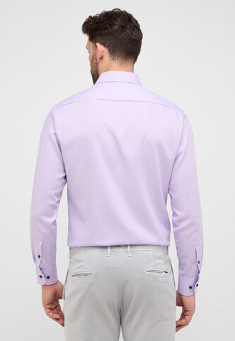 ETERNA Regular fit Button Up Shirt in Purple