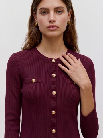 Robes en maille 'VMPicco' VERO MODA en rouge