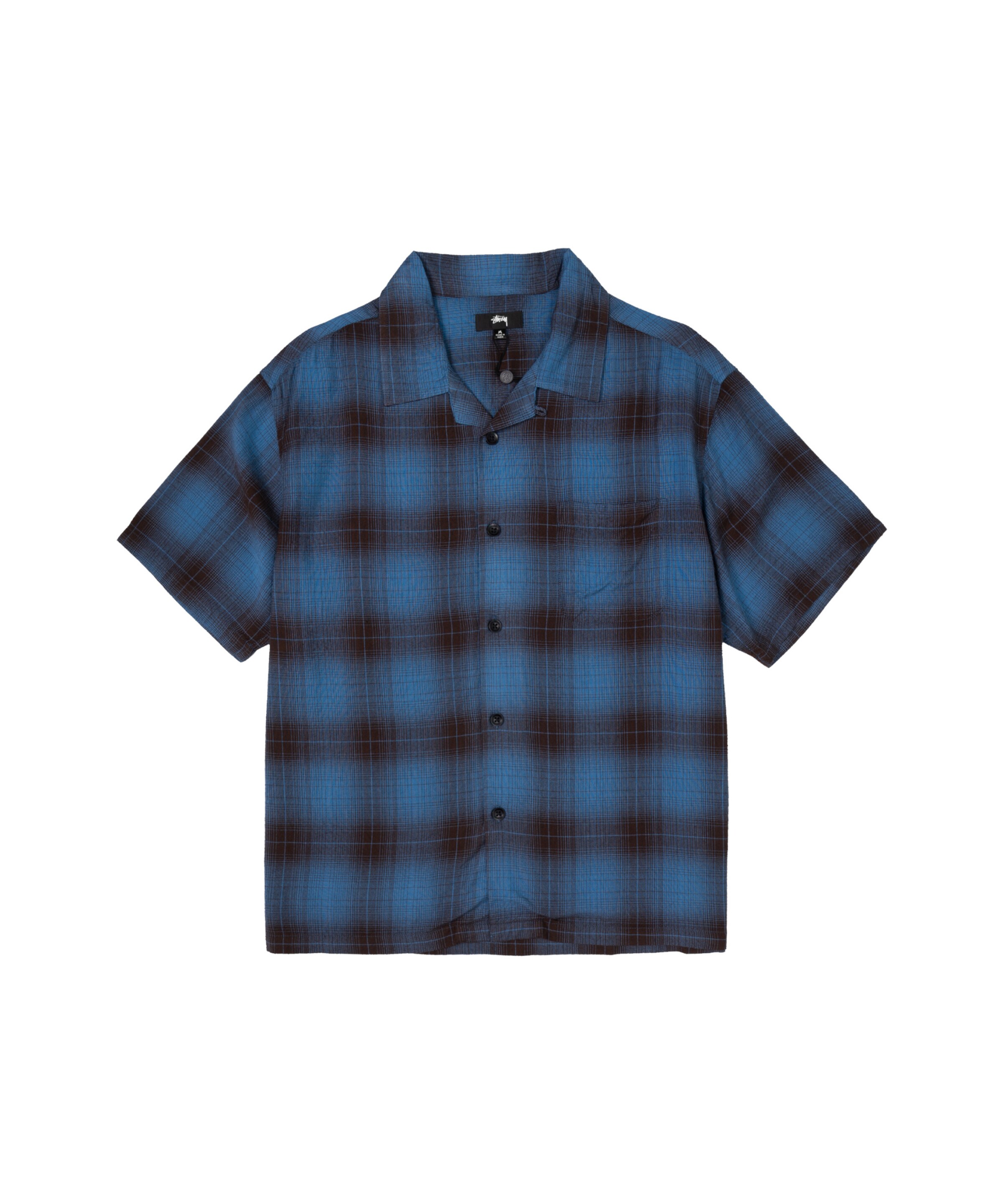 Stüssy Regular Fit Hemd in Blau: Vorderseite