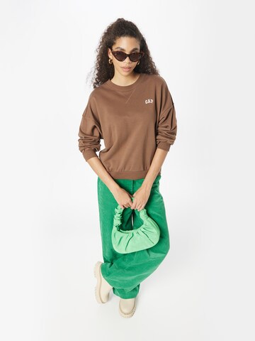 GAP Sweatshirt 'JAPAN' in Brown