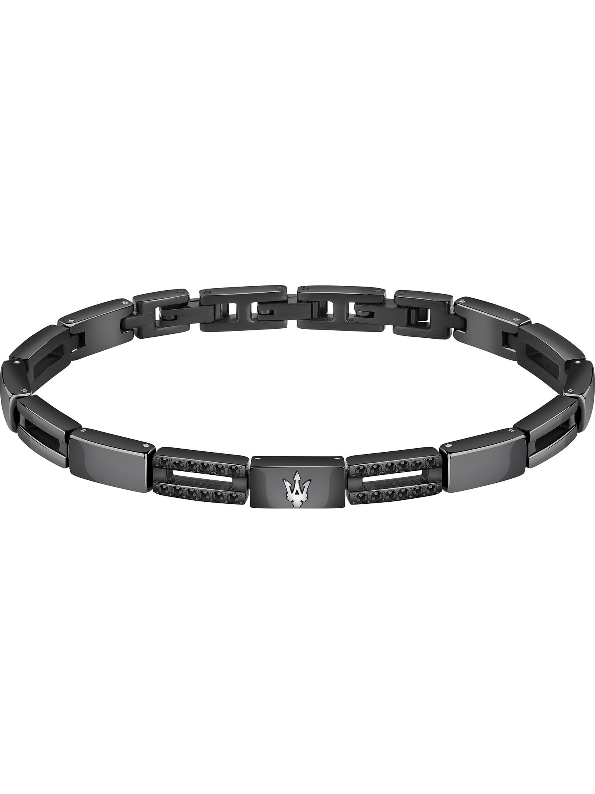 Maserati Armband in Schwarz: Vorderseite