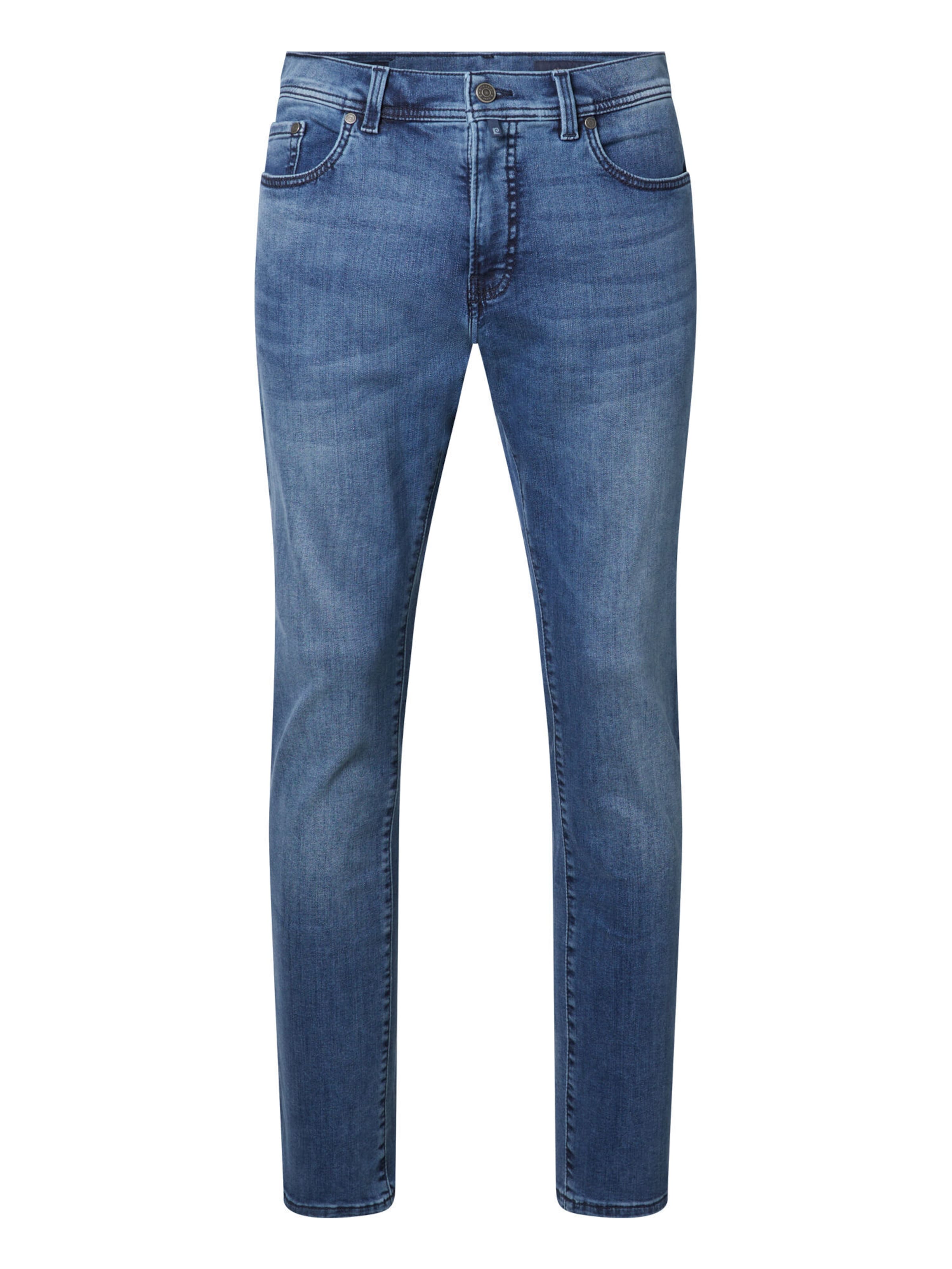 PIERRE CARDIN Slimfit Jeans 'Lyon' in Blauw: voorkant