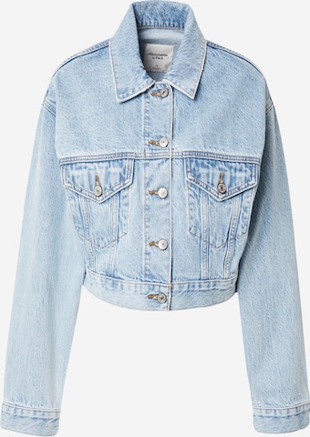 Abercrombie & Fitch Tussenjas in Blauw: voorkant