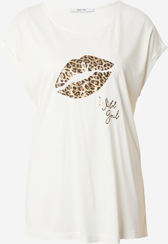 ABOUT YOU - Camiseta 'Tessy' en blanco: frente