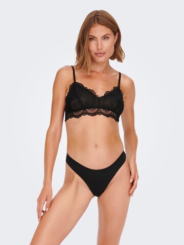 ONLY - Bustier Sujetador 'Sofia' en negro: frente