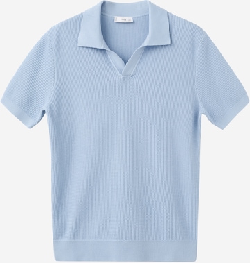 MANGO MAN T-shirt 'SALAS' i blå: framsida