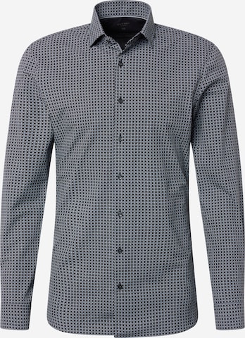 OLYMP - Ajuste regular Camisa en negro: frente