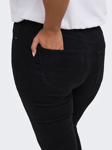 ONLY Carmakoma Skinny Jeans 'CARCruz' in Zwart
