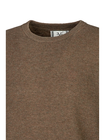 19V69 ITALIA Pullover 'Clint Embro' in Braun