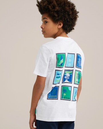 T-Shirt WE Fashion en blanc