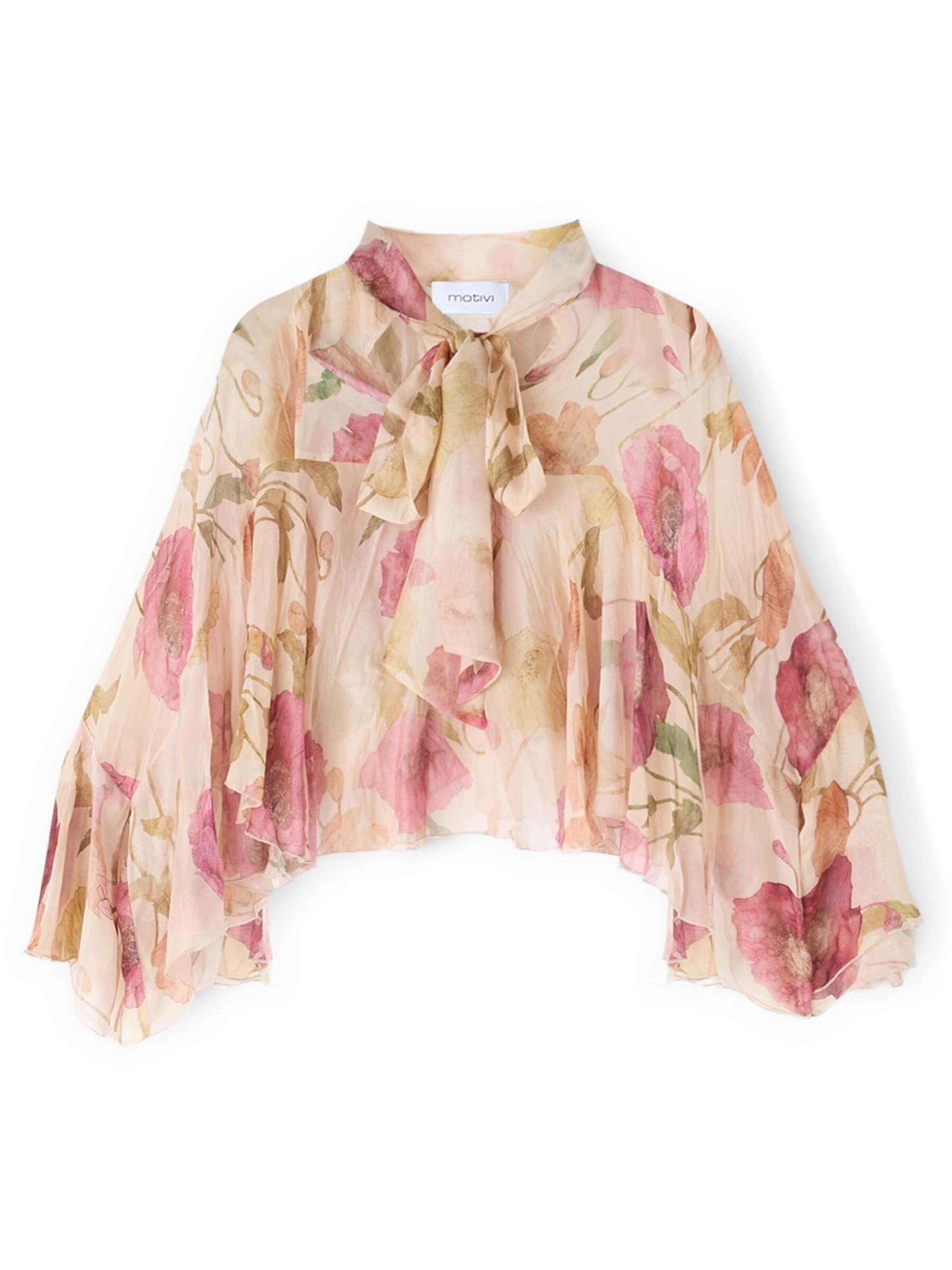 MOTIVI Blouse in Roze: voorkant