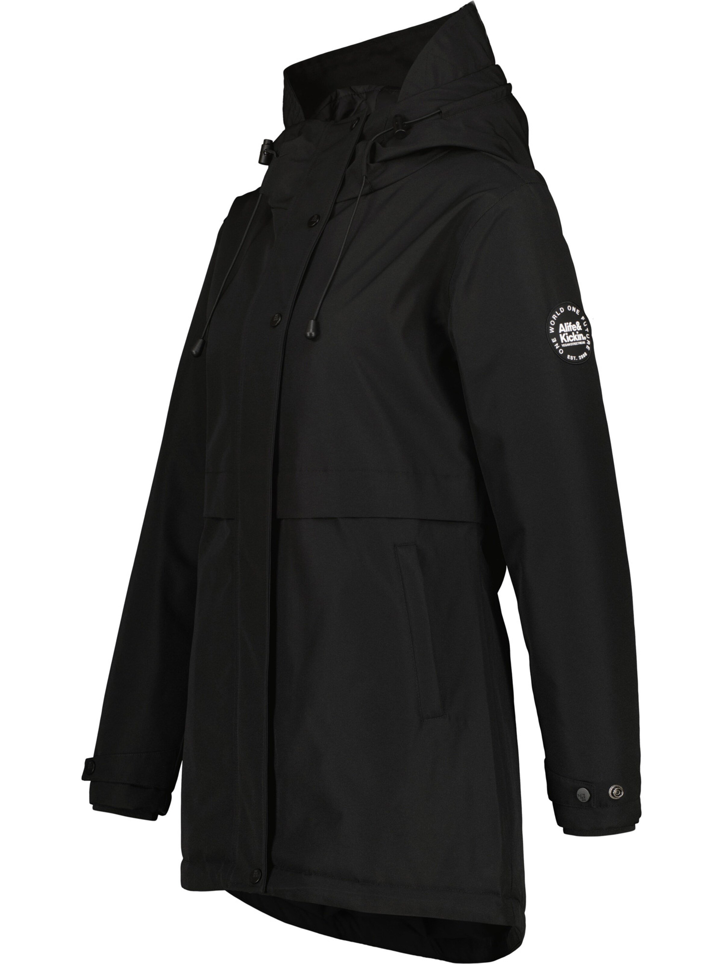 alife & kickin Χειμερινό παρκά 'MarlyAK' σε μαύρο