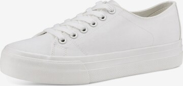 TAMARIS Sneakers laag in Wit: voorkant