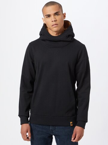 Fli Papigu Sweatshirt 'The Brave Live Forever' in Black: front