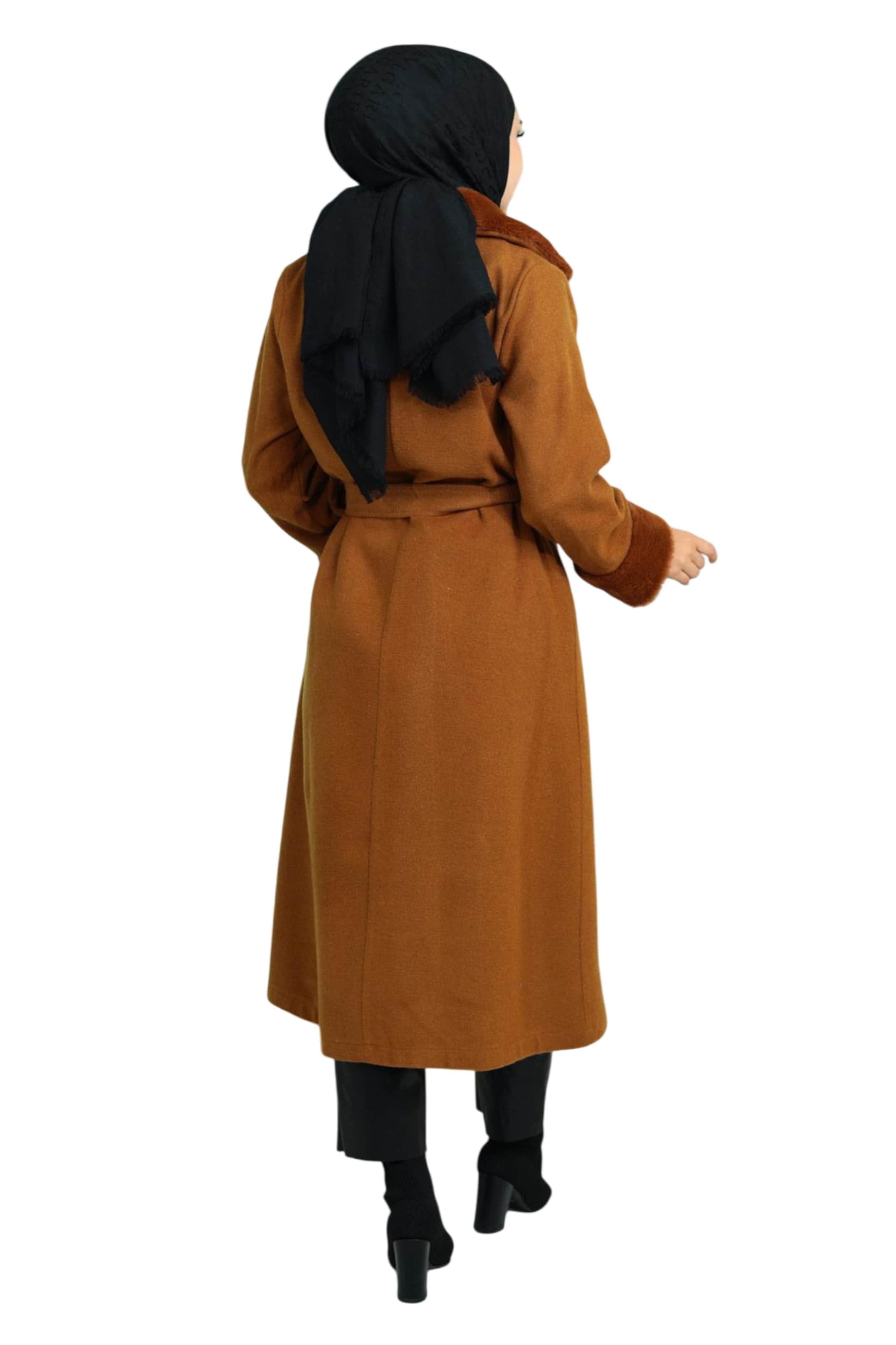 MODAMIHRAM Mantel in Braun