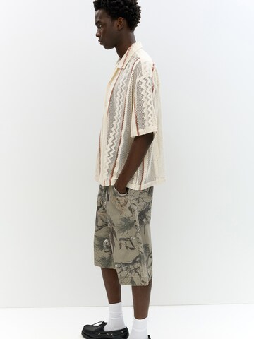 Pull&Bear Comfort Fit Риза в пъстро