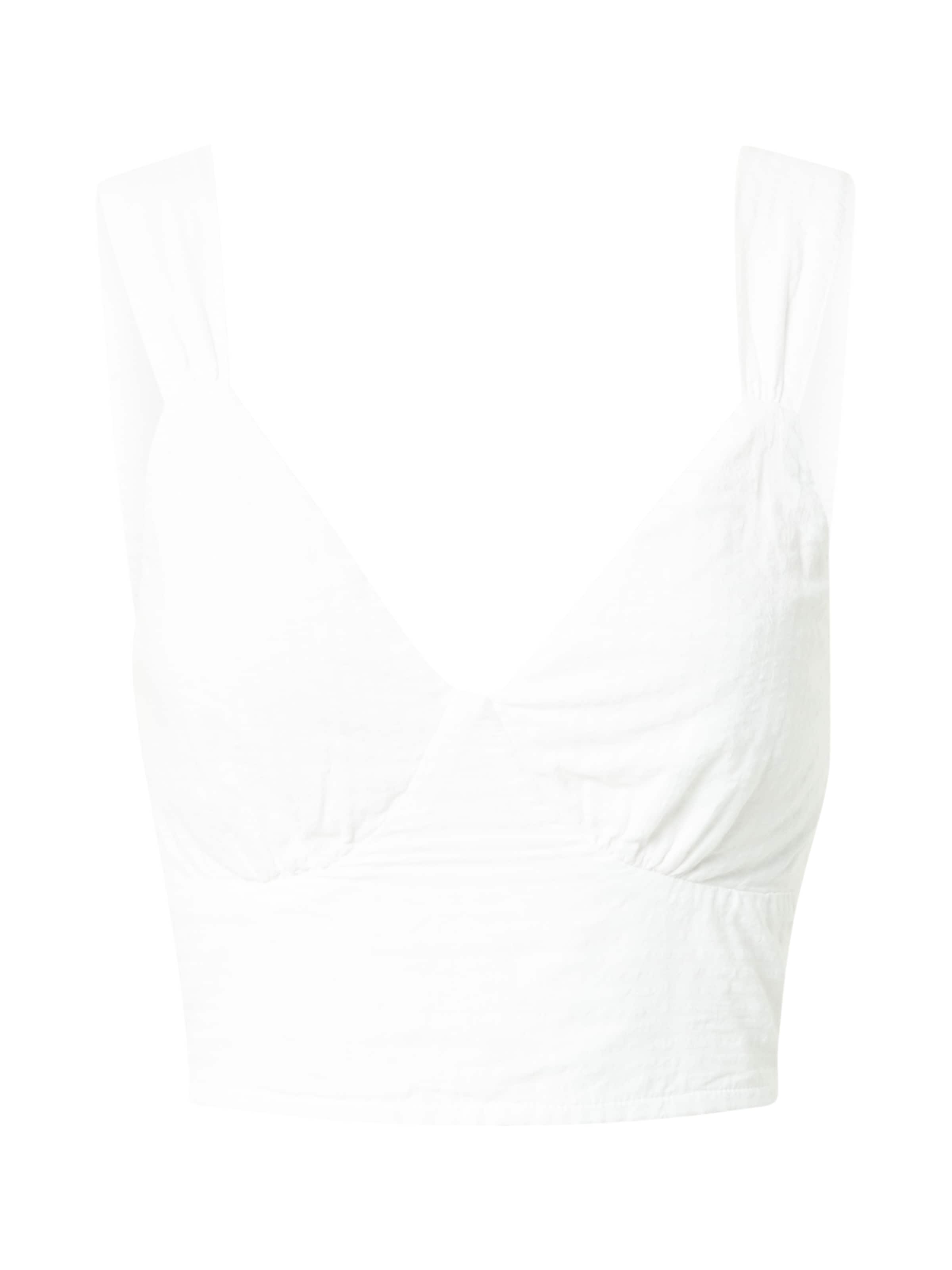 Top di Abercrombie & Fitch in bianco: frontale