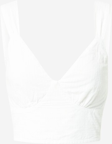 Top di Abercrombie & Fitch in bianco: frontale