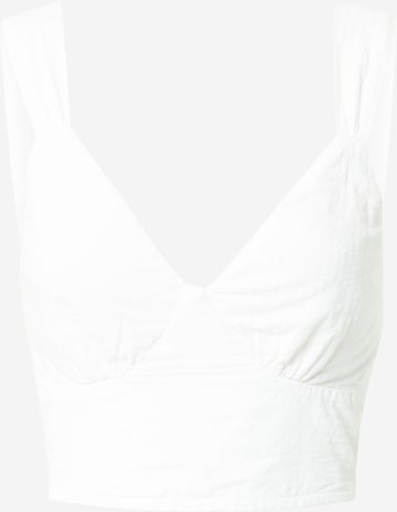 Abercrombie & Fitch Top in White: front