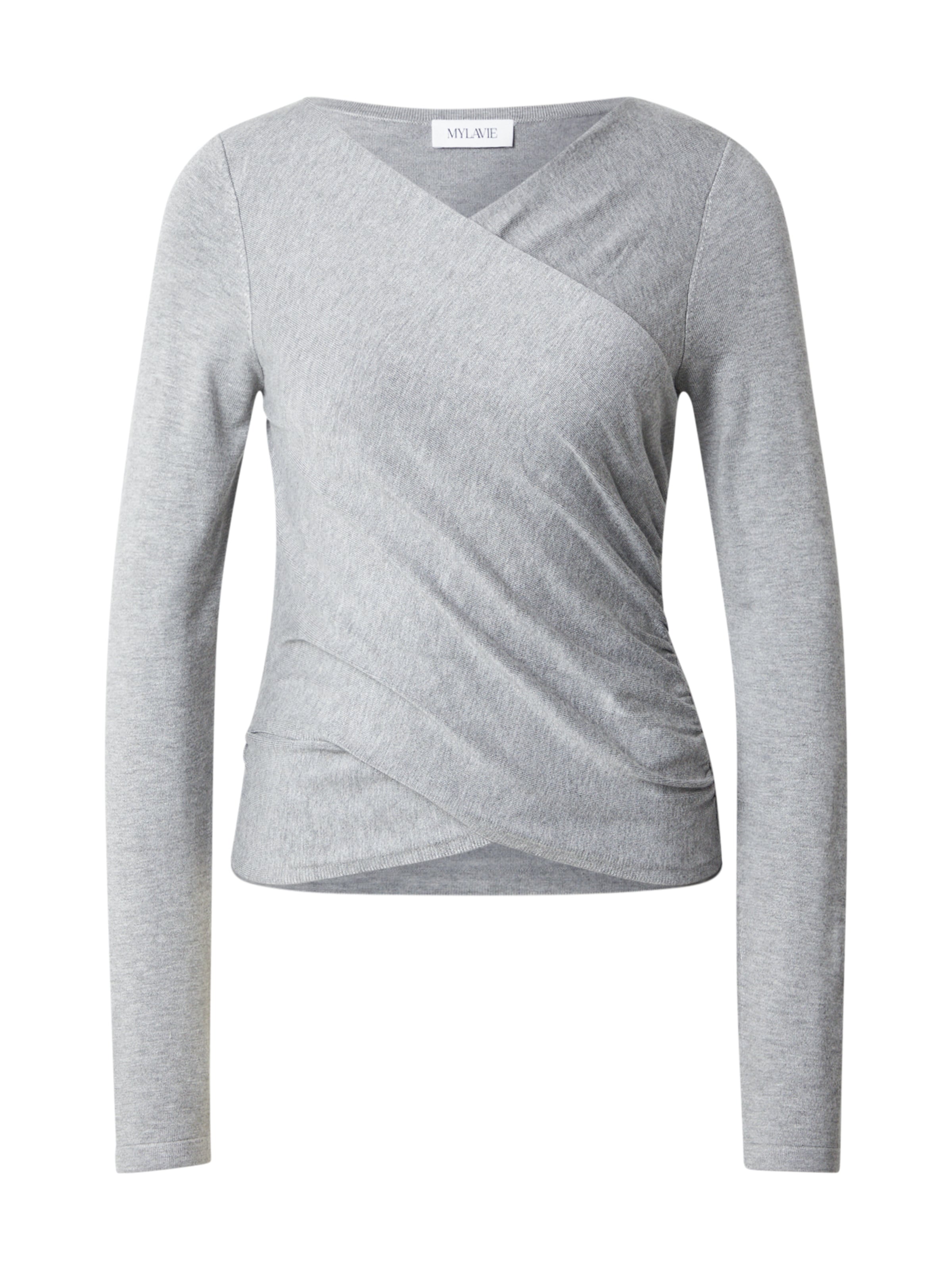MYLAVIE by Sarah Harrison T-shirt en gris, Vue avec produit