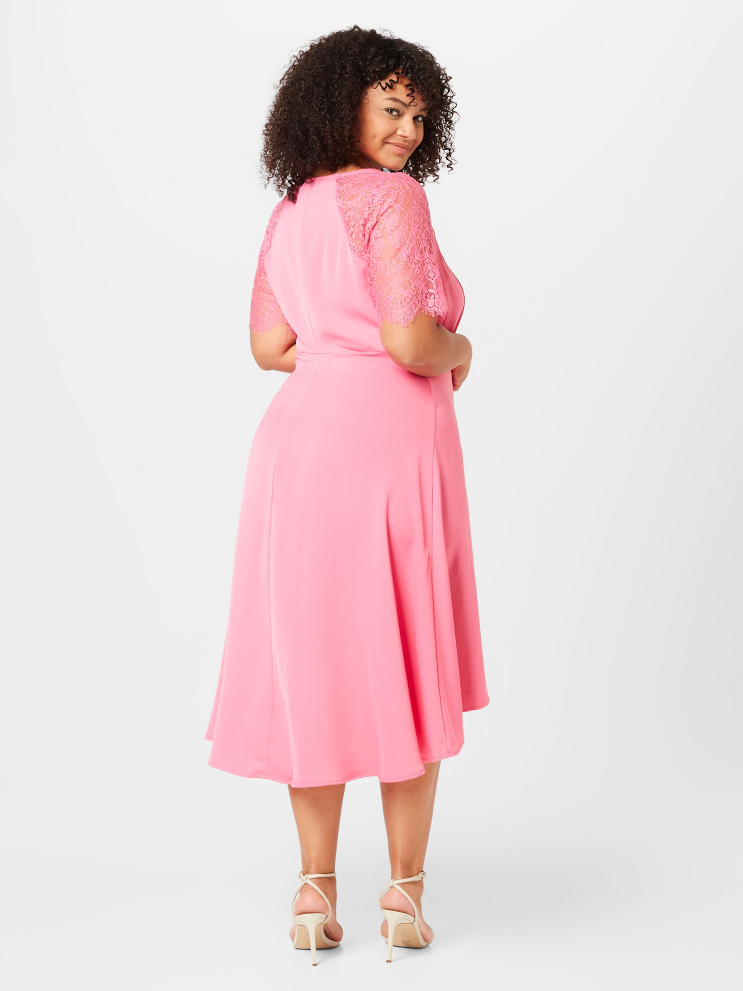 Angeline Dark Pink Chiffon Draped Split Maxi Dress With Corsages – Club L  London - UK