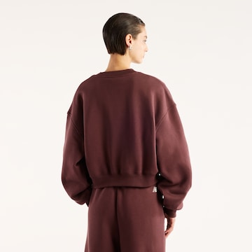 new balance Sweatshirt 'Trackside Fleece Crew' in Red