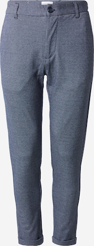 Lindbergh Regular Chino Pants in Blue: front