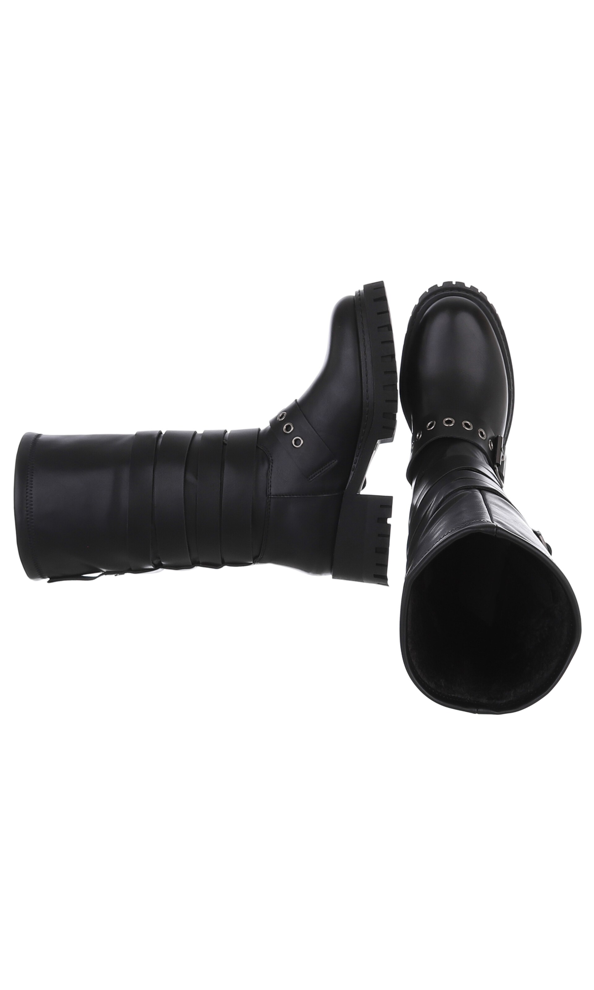 Ital-Design Stiefel in Schwarz