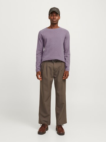 Regular fit Pullover 'JJEHill' di JACK & JONES in lilla