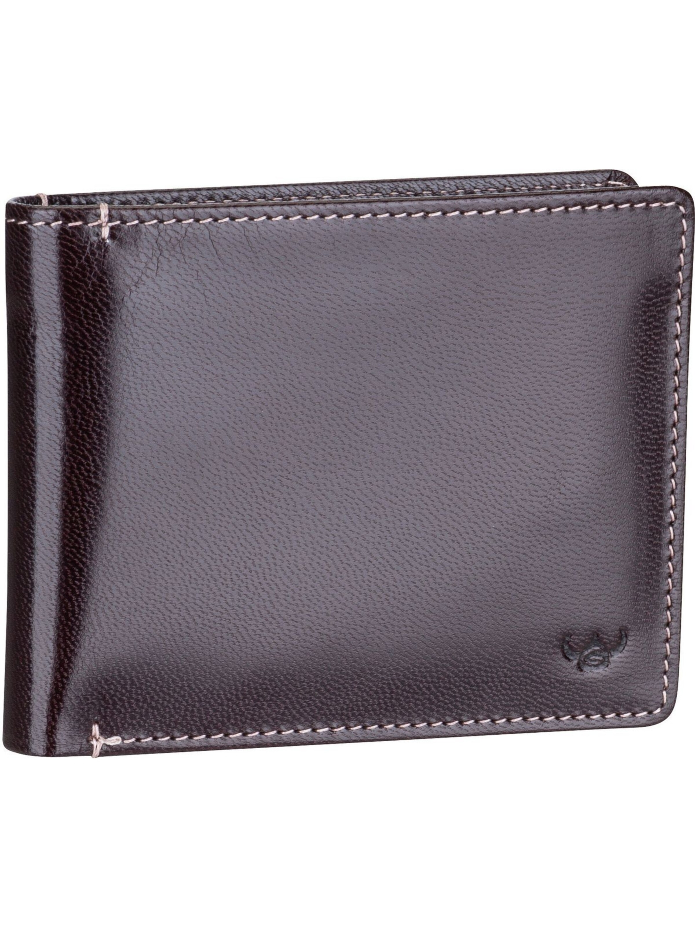 Portamonete 'Bari' di GOLDEN HEAD in marrone: frontale