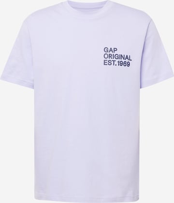 GAP Shirt in Lila: voorkant