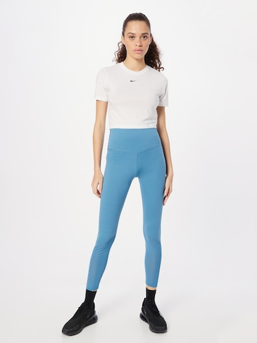 Skinny Pantalon de sport 'One' NIKE en bleu