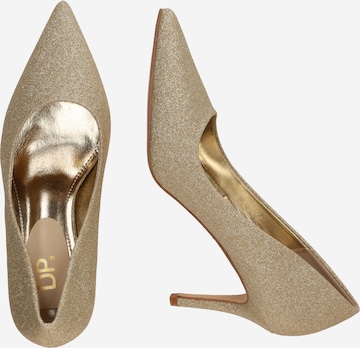 Dorothy Perkins - Sapatos de salto 'Daphne' em ouro