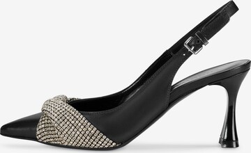 Nicowa Slingback Pumps 'COSIMALA' in Black: front